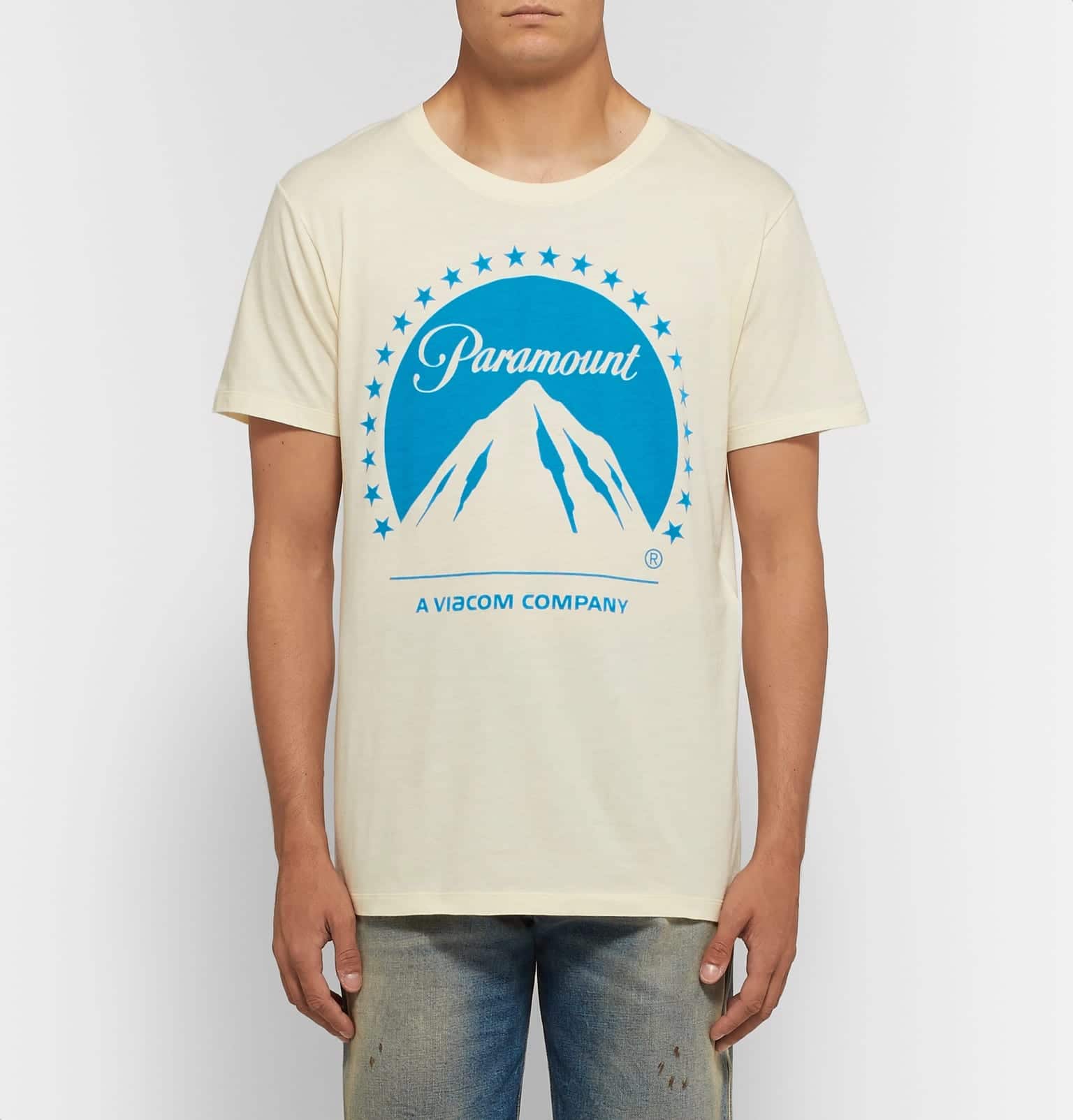 Printed Cotton-Jersey T-Shirt - Gambar 2